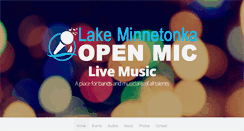 Desktop Screenshot of lakeminnetonkaopenmic.org